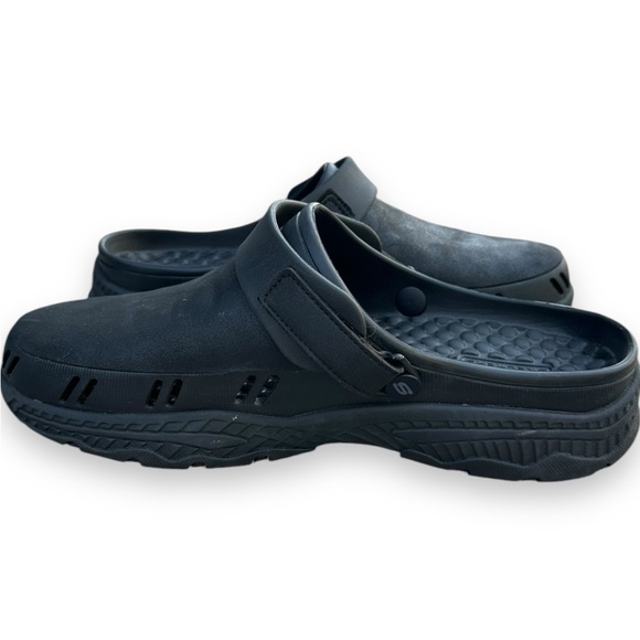 Skechers Creston Ultra Adventure Foamies Clogs Men's Black Size 11 - Picture 7 of 14